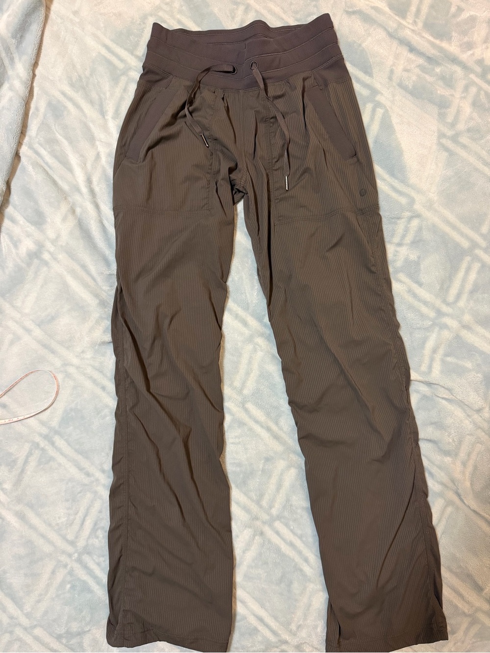 lululemon athletica dance studio lll Women's Charcoal Drawstring Track Pants
